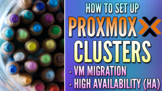 How to Create a Cluster in Proxmox for High Availability