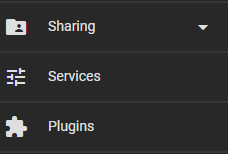 truenas core plugins section.