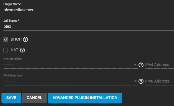 truenas core plex jail setup.