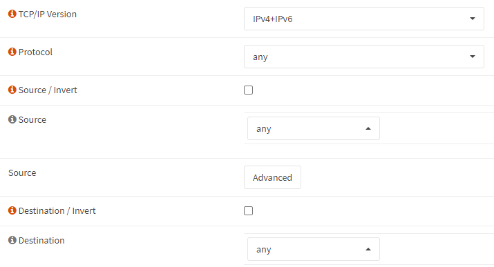 adding an allow any rule so that the vlan can access the internet.