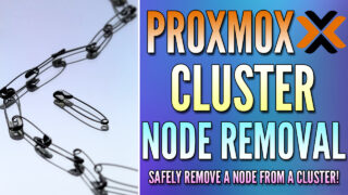 How to Remove a Node From a Cluster in Proxmox