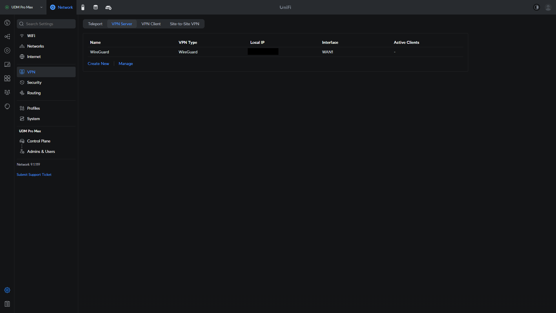 how to set up wireguard on unifi cloud gateways