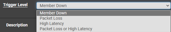 trigger levels in pfsense.