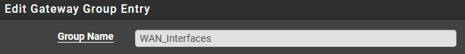 gateway group name in pfsense.