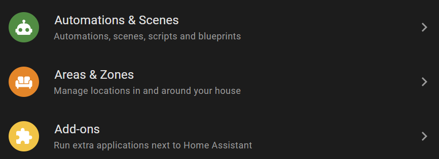 home assistant add-ons.
