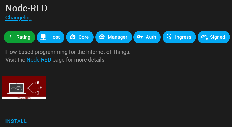 node-red install in home assistant.