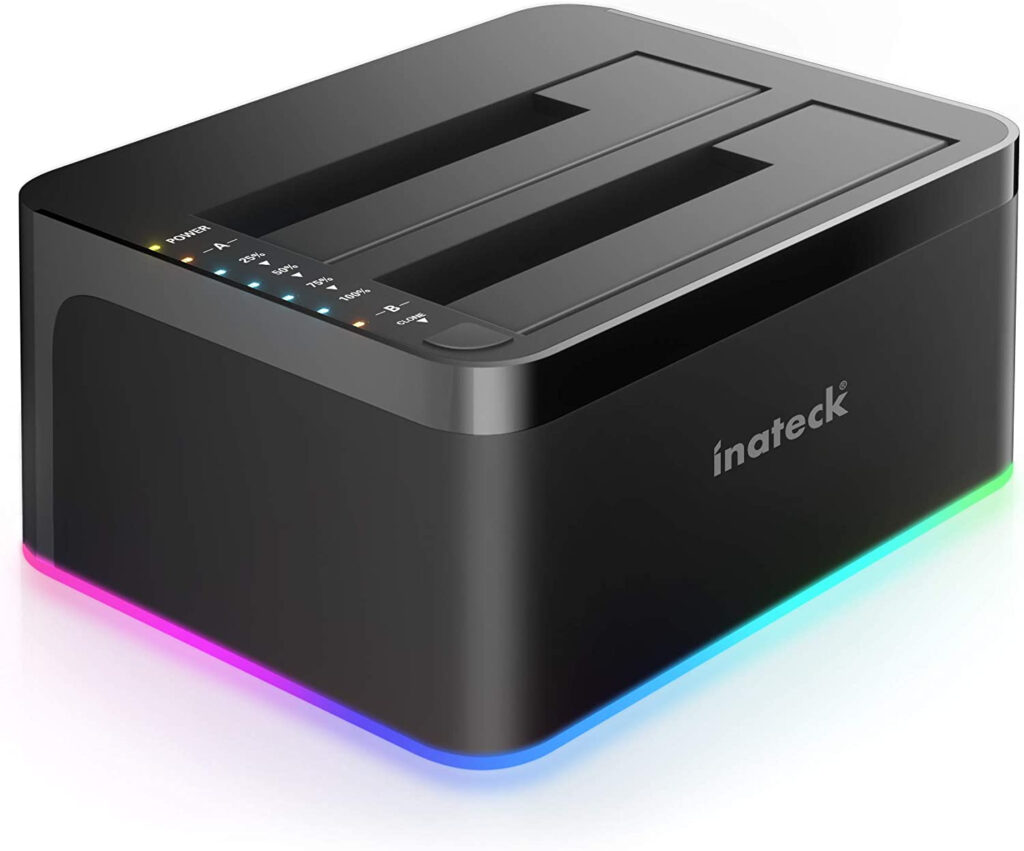 Inateck Dual Bay Hard Drive Docking Station - Best Hard Drive Docking Station