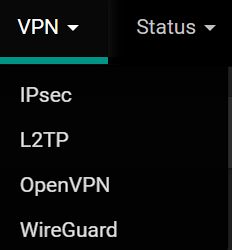 pfsense vpn settings.