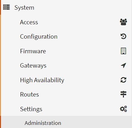 opnsense administration section. how to set up Tailscale on OPNsense.