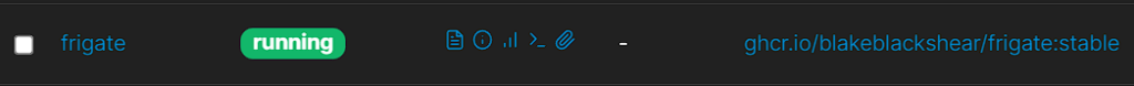 frigate running in Docker. blue iris alternative.
