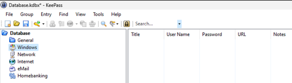 Bitwarden vs. KeePass 1 keepass user interface. bitwarden vs. keepass.