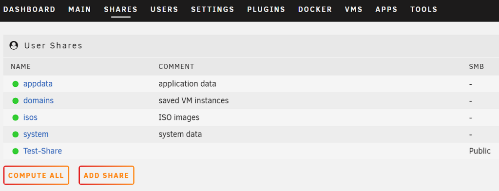 How to Delete a Share in Unraid 2 shares folder in unraid.