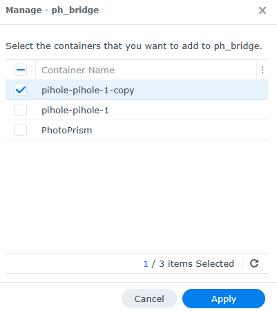 adding a network interface.