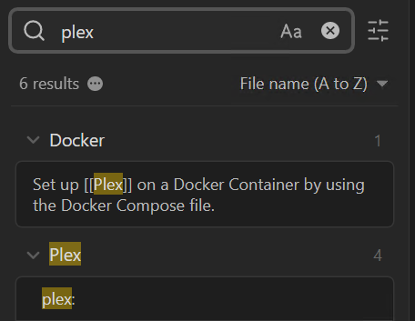 Notion vs. Obsidian: Best Note-Taking Tool? 6 searching in obsidian.