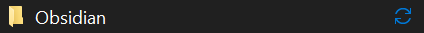 obsidian folder syncing.