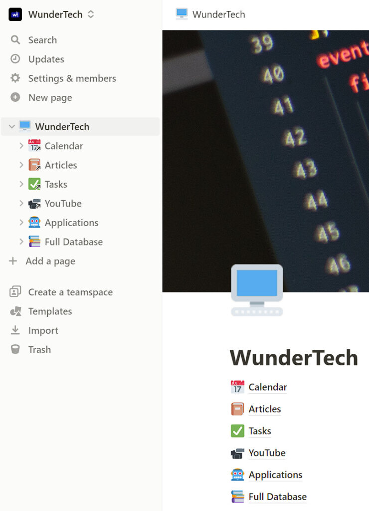 Notion vs. Obsidian: Best Note-Taking Tool? 1 notion dashboard. notion vs. obsidian.
