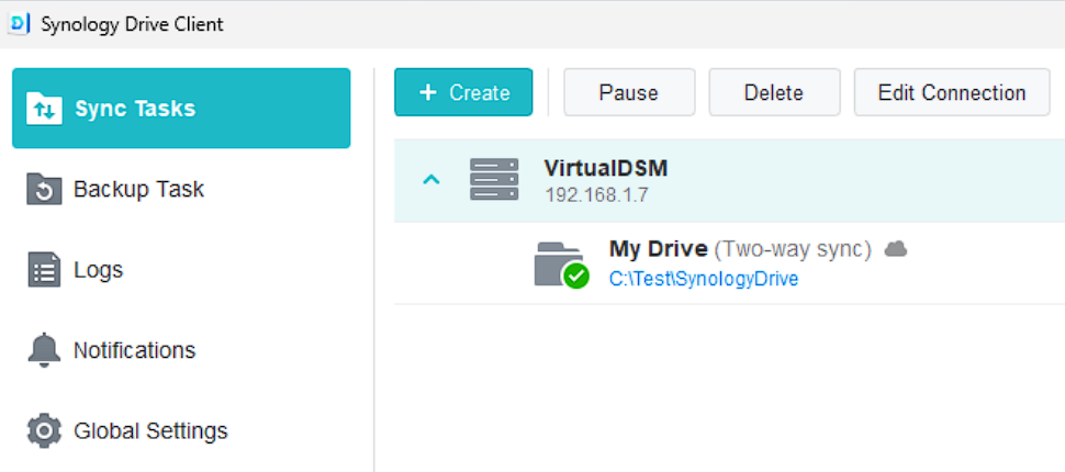 My Drive Sync Task.