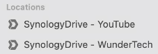 synology drive syncing on macos.