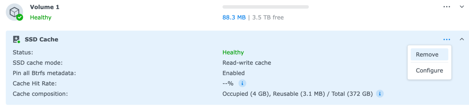 How to Configure SSD Cache on a Synology NAS