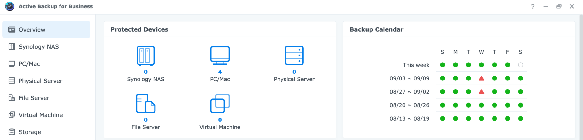 active backup for business.