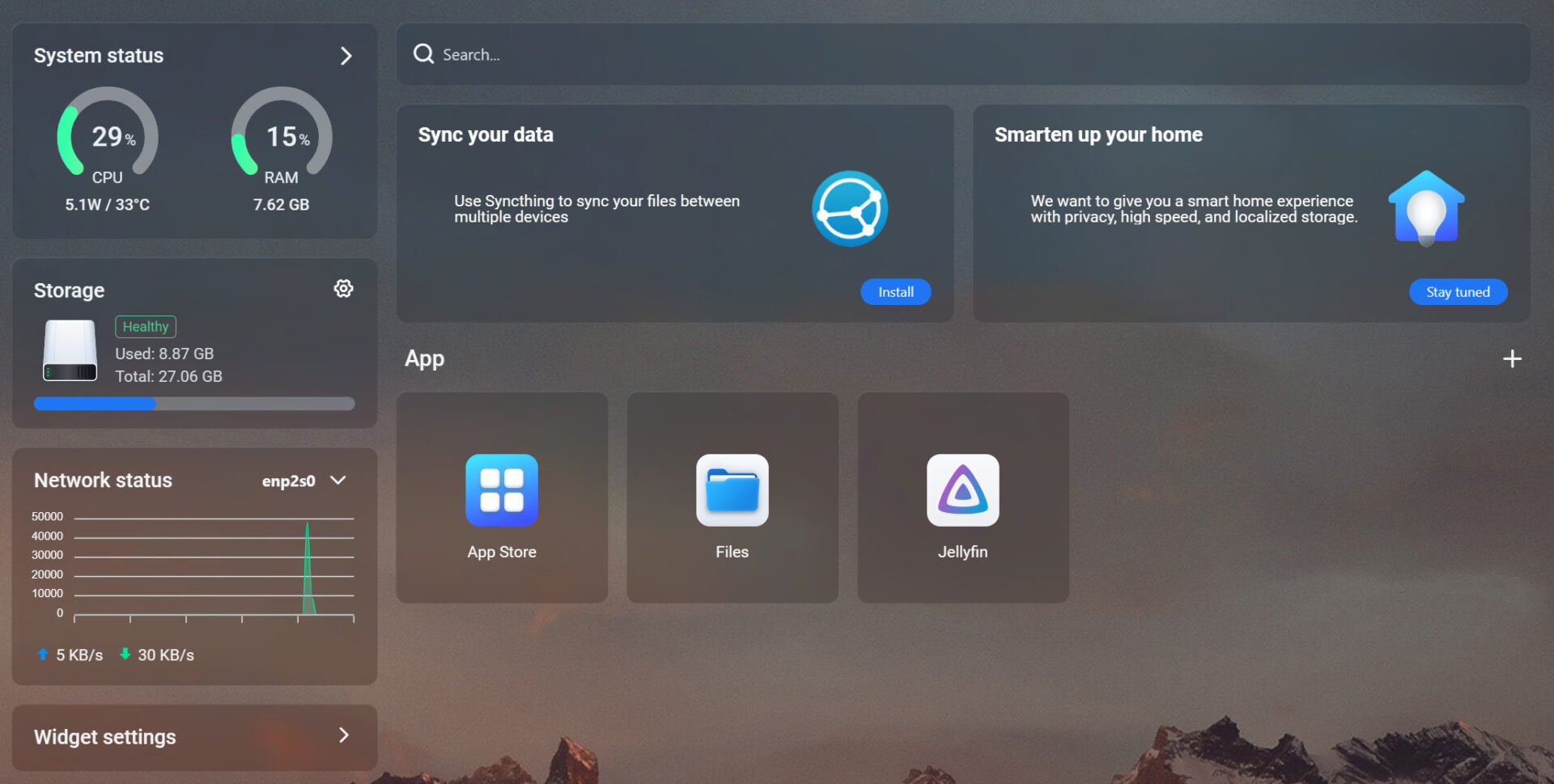 jellyfin installed.