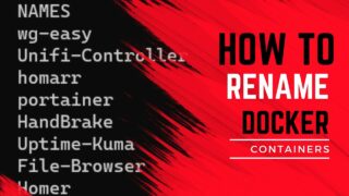 How to Rename a Docker Container