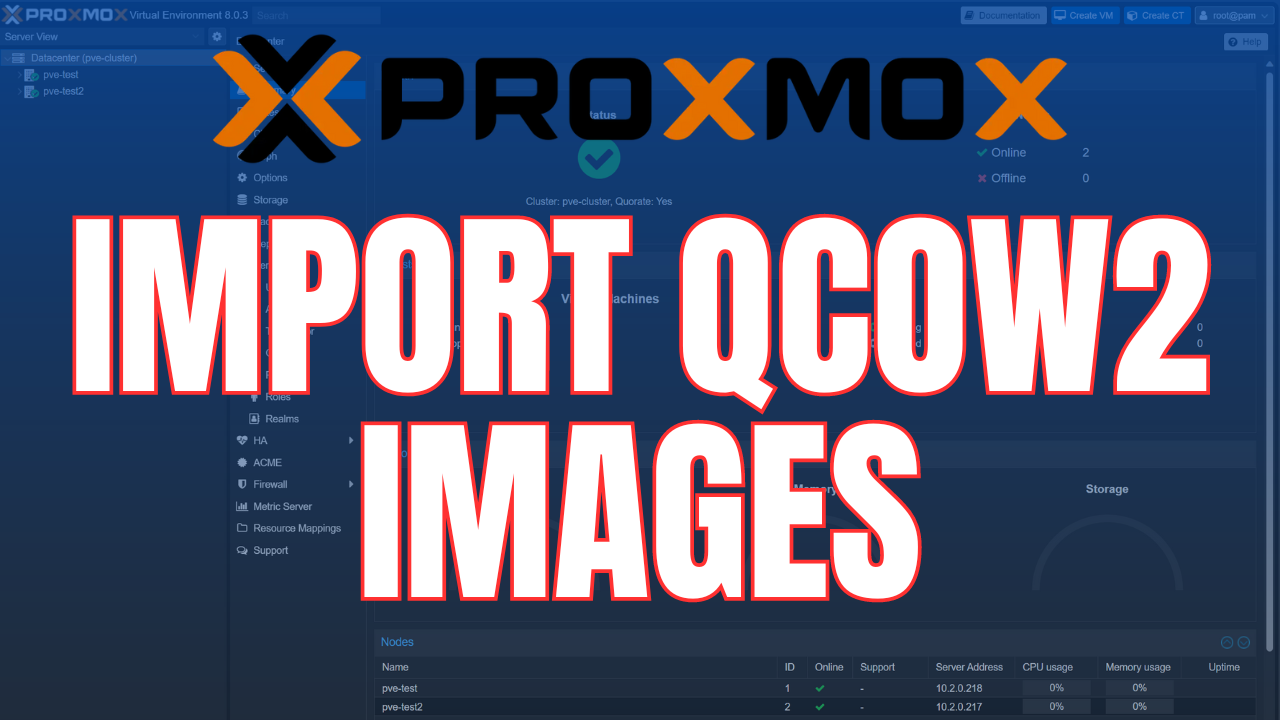 Read more about the article How to Import QCOW2 Images in Proxmox
