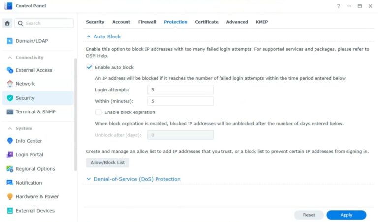 Steps for Protecting a Synology NAS from Ransomware Attacks
