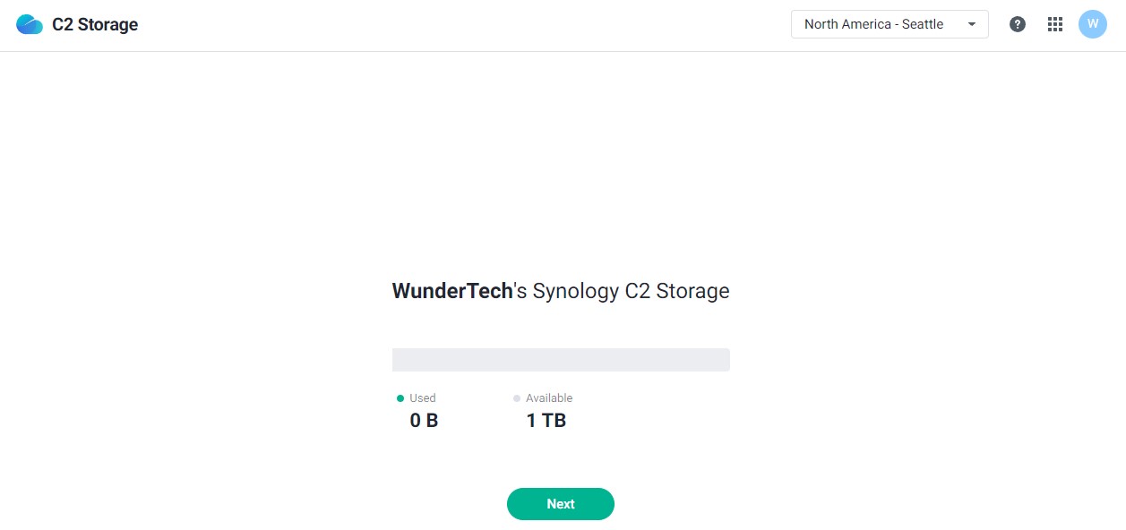 synology c2 dashboard.