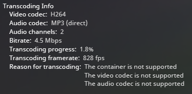 video file transcoding.