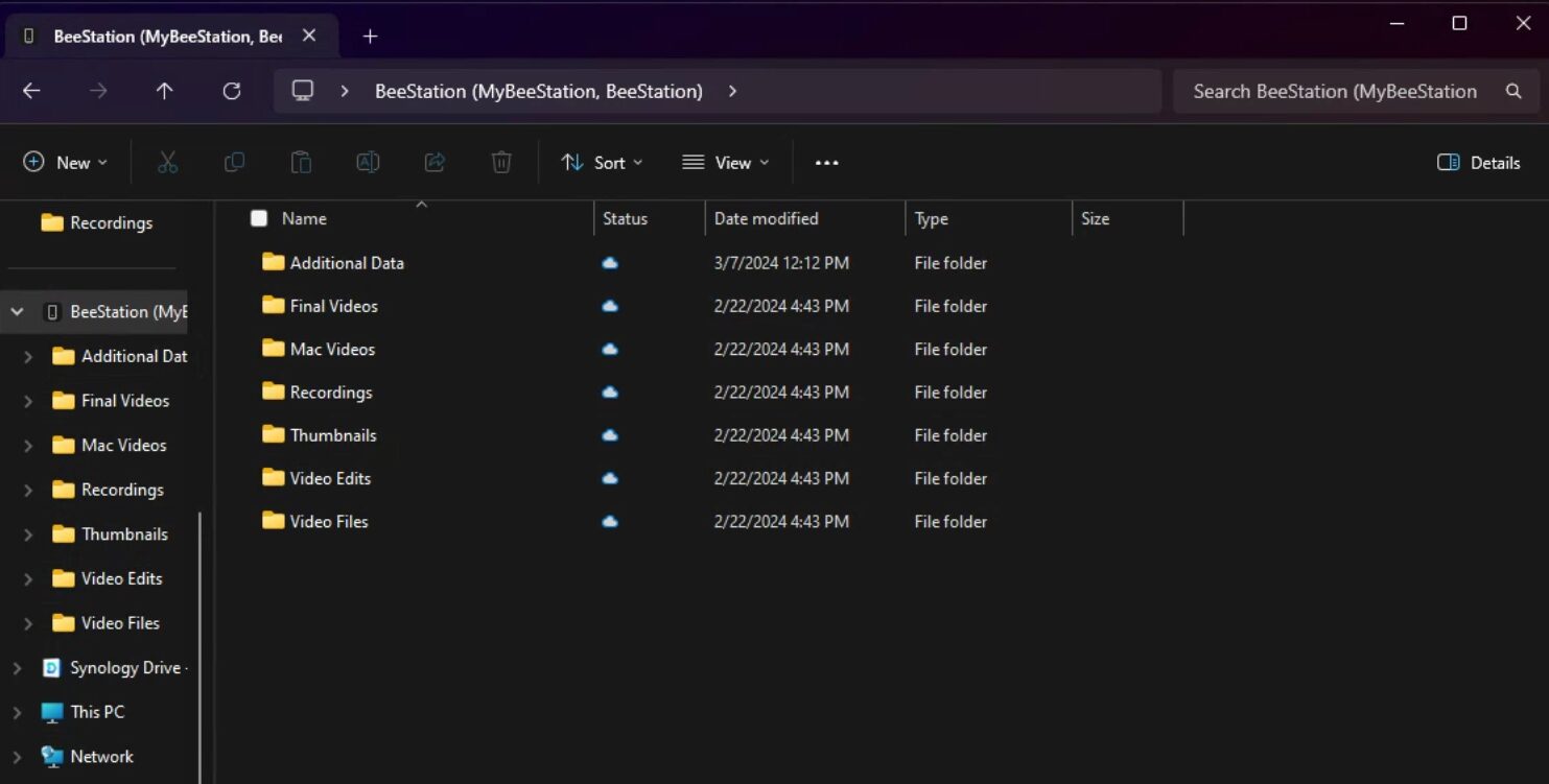 beestation desktop application in windows.