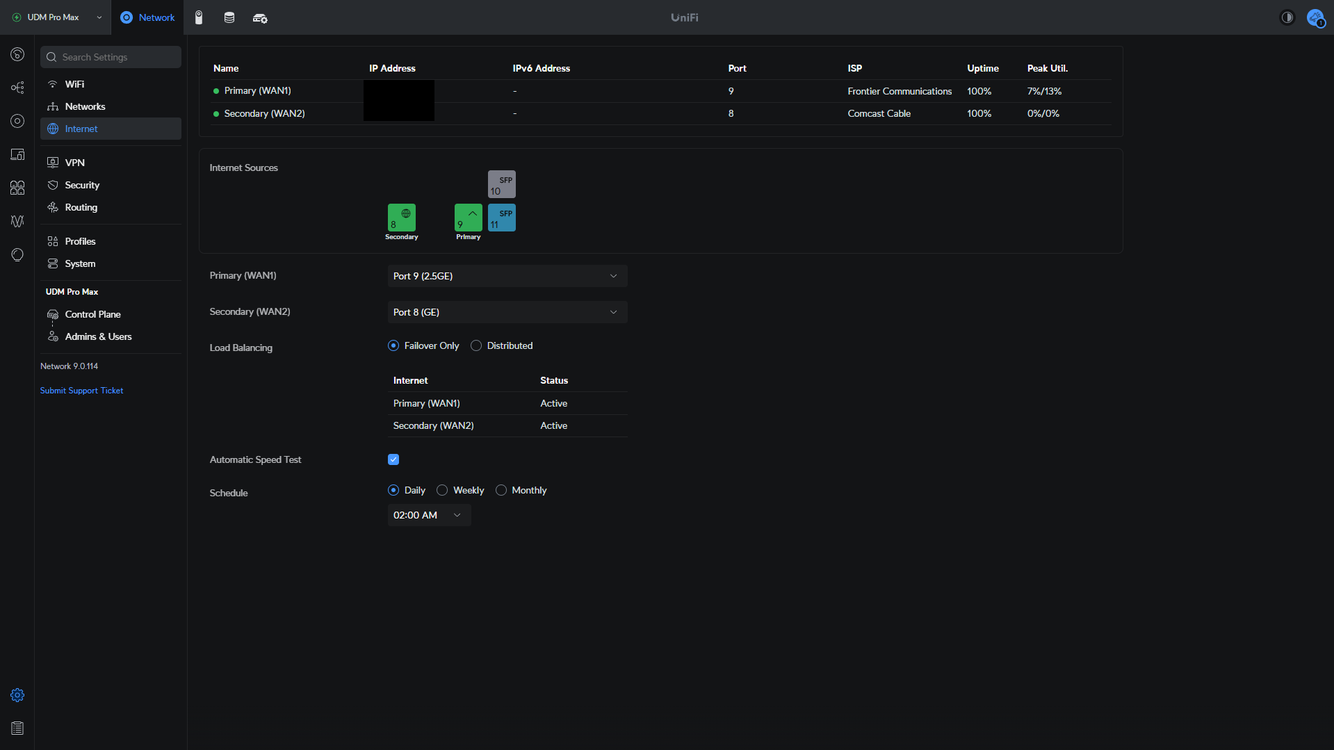 ISP failover