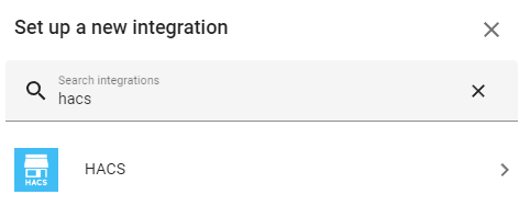 adding the new integration