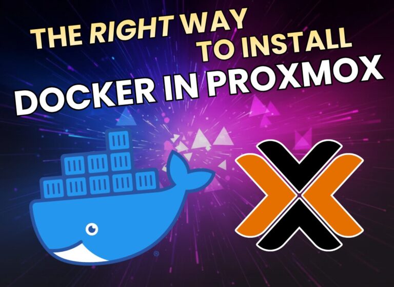 How to Run Docker in Proxmox on a VM